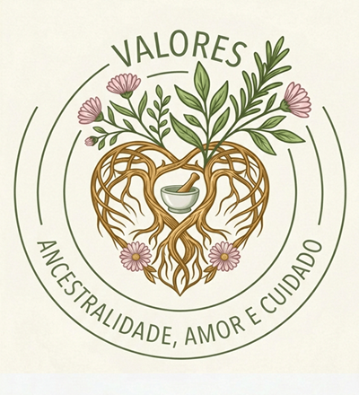 Símbolo de Valores - Ancestralidade, Amor e Cuidado